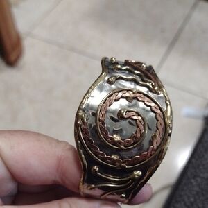 Mixed-Metal Cuff Bracelet